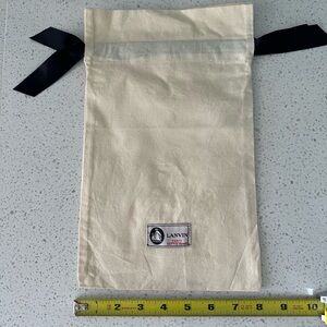 Lanvin Beige Bag with Black Ties